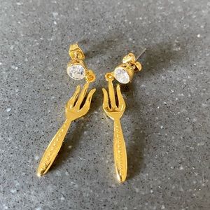 Couture Kingdom Disney The Little Mermaid Fork Earrings